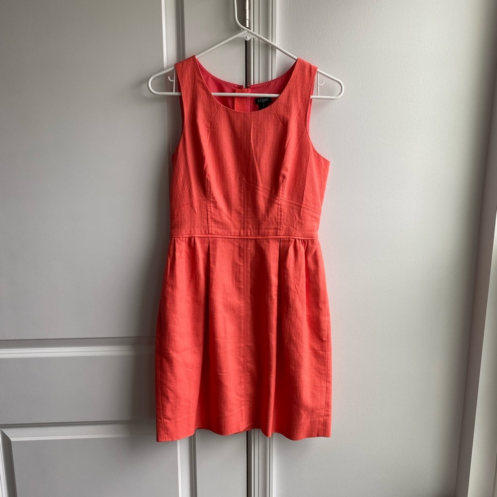 Coral JCrew Dress Size 2